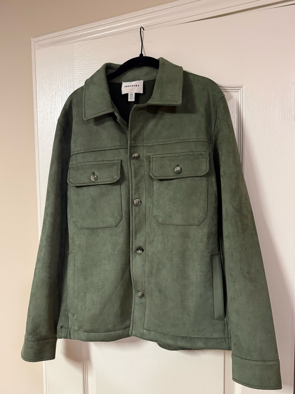 INDUSTRY Olive Faux Leather Jacket - Picture 3 of 8